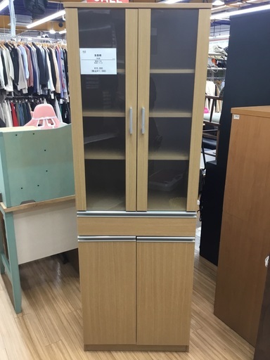 食器棚 2枚扉 フック付 をご紹介します‼︎ トレジャーファクトリーつくば店