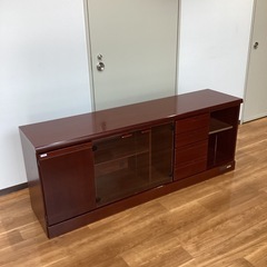 オーディオ&レコードキャビネット【町田市再生家具】252313の画像