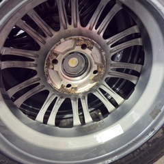 【良品】155/65R14  冬タイヤホイールセット　軽四　BRIDGESTONE VRX2 バリ溝の画像