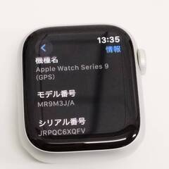 【良品】Apple Watch Series 9/GPS/41mm/A2978/シルバー〈MR9M3J/A〉の画像