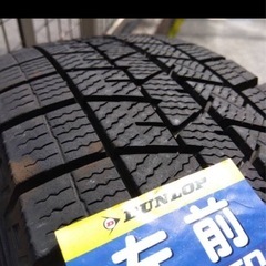 24年155/70R13 スチールホイール4本セット　ダンロップの画像