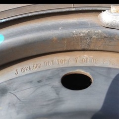 24年155/70R13 スチールホイール4本セット　ダンロップの画像