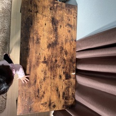 ローテーブル 木目調 センターテーブル 机の画像