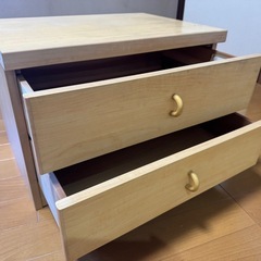 【無料0円】2段引き出し　クローゼット内収納可の画像