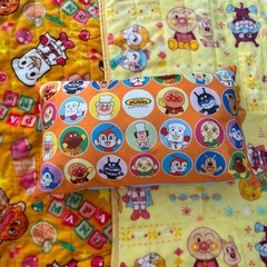 アンパンマン　お昼寝敷きパッド　キッズ枕の画像