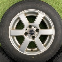 アルミ付きスタッドレス4本セットTOYO 165/70R14の画像