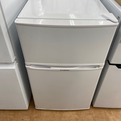【来店いただける方限定】s-cubism 冷蔵庫 90L　【トレファク摂津店】