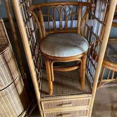 ラタン家具一式の画像