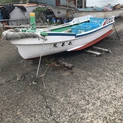 小舟と浮、竿太いの画像