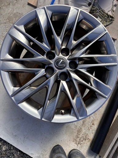 期間限定値下げ　LEXUS LS500 純正ホイール2本センサー付