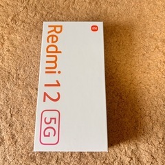 【未使用に近い】Xiaomi Redmi 12 5G（XIG03）ミッドナイトブラック／SIMフリー・動作確認済みの画像