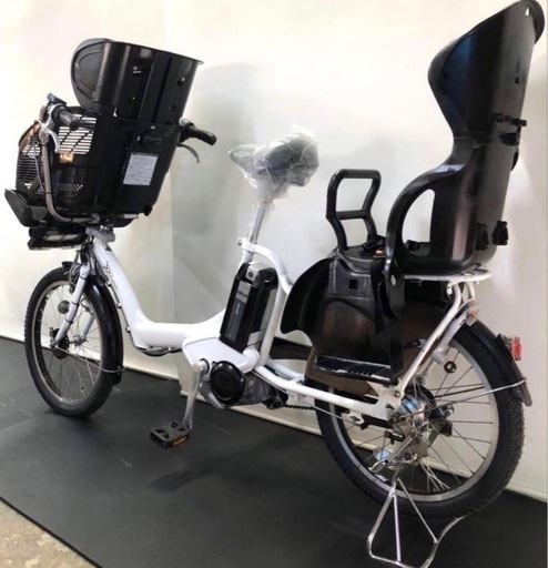 1年保証 送料無料　ブリヂストン　20インチ　子供乗せ　白色　電動アシスト自転車 g1115