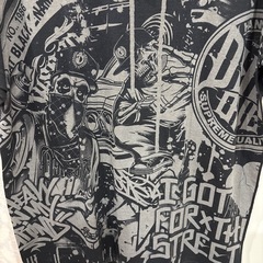 【並行輸入品】Dyse One プリントTシャツ　#1 ブラック　L 半袖　 半袖Tシャツの画像