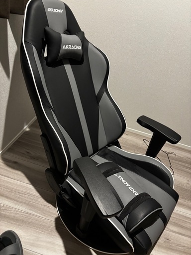 AKRacing ゲーミング座椅子 グレー 灰 極坐(ぎょくざ)