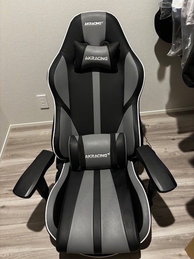 AKRacing ゲーミング座椅子 グレー 灰 極坐(ぎょくざ)