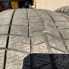 ダンロップ ウィンターマックス カローラクロス アルファード C-HR など 7J +48 PCD114.3 2020年製 215/60R17 4本セットの画像