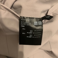 ユニクロ セオリー 感動ジャケット ライトグレー Sの画像