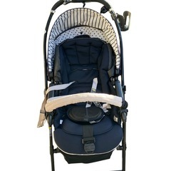 【軽量＆両対面】Combi コンビ スゴカル ベビーカー ネイビー×ストライプ👶🏻の画像