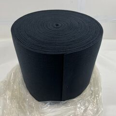 3個あり 未使用 平ゴム 巾290mm×50m ゴムベルト 弾性バンド 黒の画像