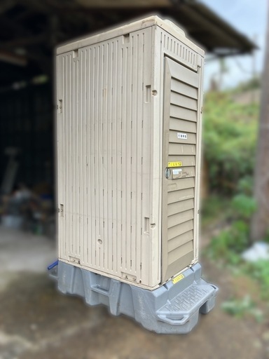 plast ex 汲み取り式 個室仮設トイレ（洋式便座付き）