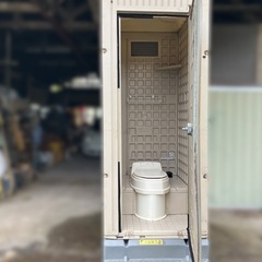 plast ex 汲み取り式 個室仮設トイレ（洋式便座付き）の画像