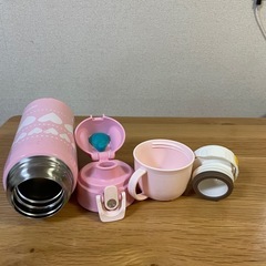 サーモス 水筒 真空断熱2ウェイボトル 0.63L ピンクハート FJJ-600WF PHTの画像