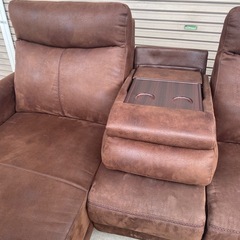 L字型ソファー　電動
の画像