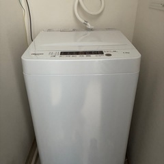 取りに来られる方限定！縦型洗濯機(ハイセンス)5.5キロです！の画像