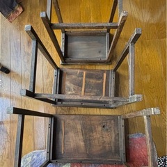 アンティーク　ネストテーブルの画像