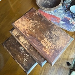 アンティーク　ネストテーブルの画像