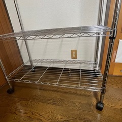 【急募】スチールラック　91×46×183　（メタルシェルフワードローブ）SEW-913EC アイリスオーヤマ　の画像