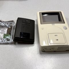 松下電工　モニターインターホン らくらく玄関番 WQS5109W　親機WQS510W カメラ付ドアホン子機 WQS700A セットの画像