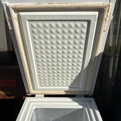 厨房 家庭用 アビテラックス Abitelax 小型 冷凍ストッカー ACF-603C 100V 60L 上開き 冷凍庫 フリーザー ストック 2014年製 の画像