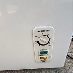 厨房 家庭用 アビテラックス Abitelax 小型 冷凍ストッカー ACF-603C 100V 60L 上開き 冷凍庫 フリーザー ストック 2014年製 の画像