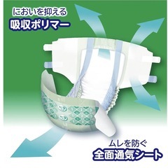 新品・未開封　白十字 応援介護 大人用オムツ　テープ止め あて楽 L 26枚入 テープ 男女の画像