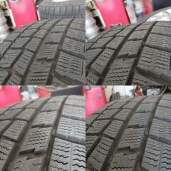 【205/60R16】DUNLOP WM01＋YOKOHAMA MILLOUS 16インチホイール4本セット｜履き潰し・車検用に最適｜安城市取付可の画像