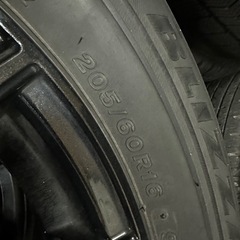 BLIZZA VRX 205/60R16 17年 ホイール付の画像