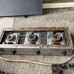 業務用3口ガスコンロ都市ガスの画像