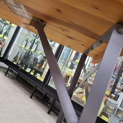 J1784【リユースのサカイ柏店】DULTON　ダルトン　ビアテーブルセット　ベンチ付　クリーニング済　参考価格（テーブル）23,100円、（ベンチ）12,800円の画像