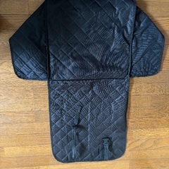 ブラックシートカバー　背もたれ付きの画像