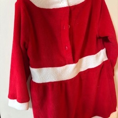 サンタ　ワンピース　120 もこもこの画像