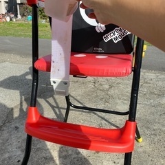 中古　ベビーチェア　カトージ　折りたたみ　食事椅子　ハイチェア　椅子　ミッキー　の画像