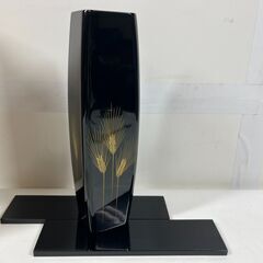 輪島塗 金澤 能作漆器 花器 台付 花瓶の画像