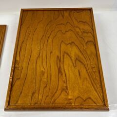 木製 書類入れ 書道具入れ 小物入れ 道具箱 幅24cm×奥行32cm×高さ7cmの画像