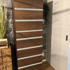 スタイリッシュ！ハイチェスト タワーチェスト 美品の画像