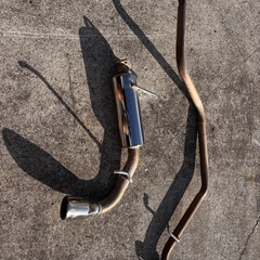 jb23ジムニー　社外マフラーの画像