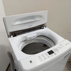  Haier ハイアール/ JW-U45B-W(ホワイト)/全自動洗濯機/ 4.5kg/ ホワイト/ 一人暮らし向け/ 洗濯機 /　節水/ 全自動/ E0EY0111の画像