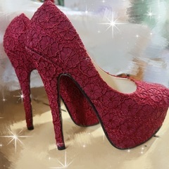 中古✨ハイヒール キャバ ピンヒール約13cmの画像