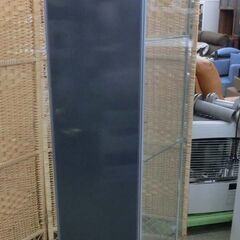 ガラスコレクションケース 高さ162cm 4段 背面ミラー 幅42.5cm ニトリ ガラスキャビネット 飾り棚 キュリオケース ラック 札幌市 西野店の画像