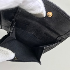 CHANEL シャネル おり財布 黒色 コンパクト財布の画像